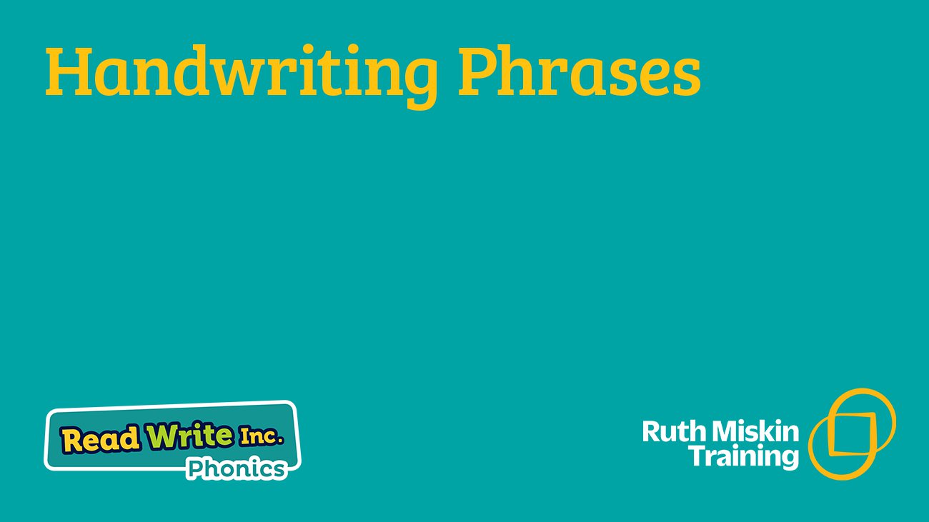 Parents and Carers - Ruth Miskin Literacy