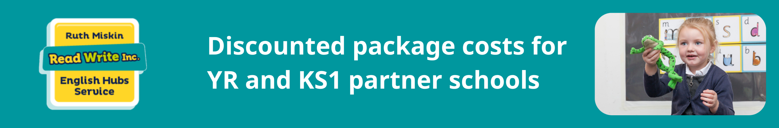 Discounted Package Costs for YR and KS1 partner schools