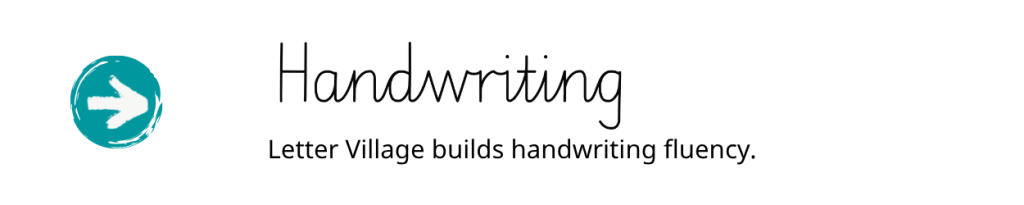 Read Write Inc. Phonics Handwriting - Letter Village builds handwriting fluency
