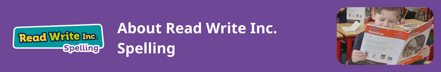 About Read Write Inc Spelling - Ruth Miskin Literacy